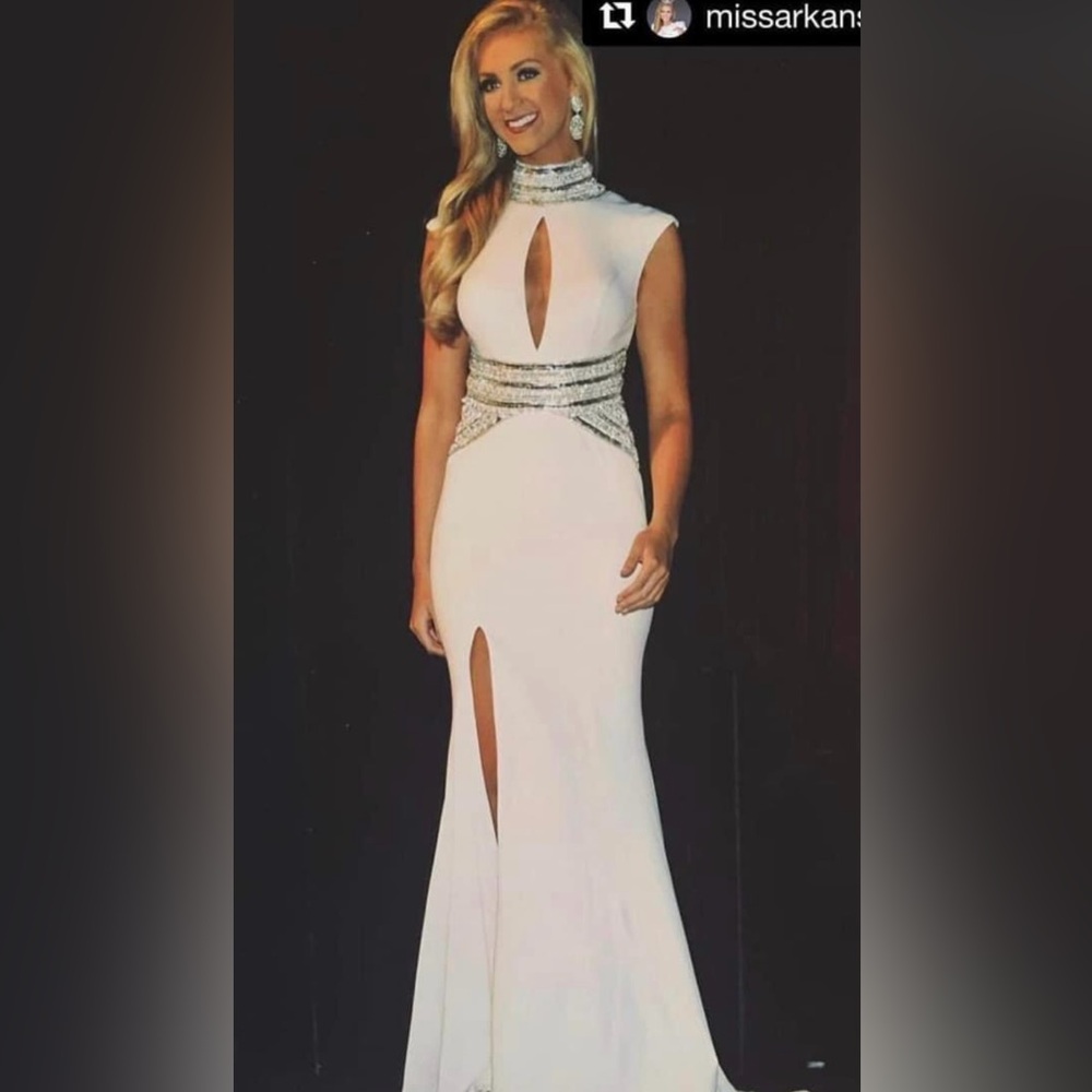 Tony Bowls White Dress